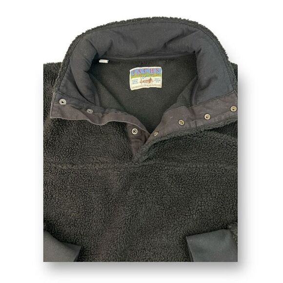 Jachs Cabin Vintage Snap Button Fleece Pullover Size Extra Large - Picture 3 of 6